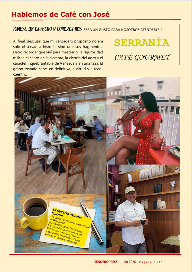SENDEROPRESS's tweet photo. REVISTA DIGITAL INTERNACIONAL junio 2026
Léelo, guárdalo y compártelo

https://t.co/Yx7AqX5Y7v

#magazine #revista #IA  #fotografia #sociales
#Venezuela #Francia #USA #management
#gerencia #economía  #technology #history https://t.co/dGlrv4UeFT