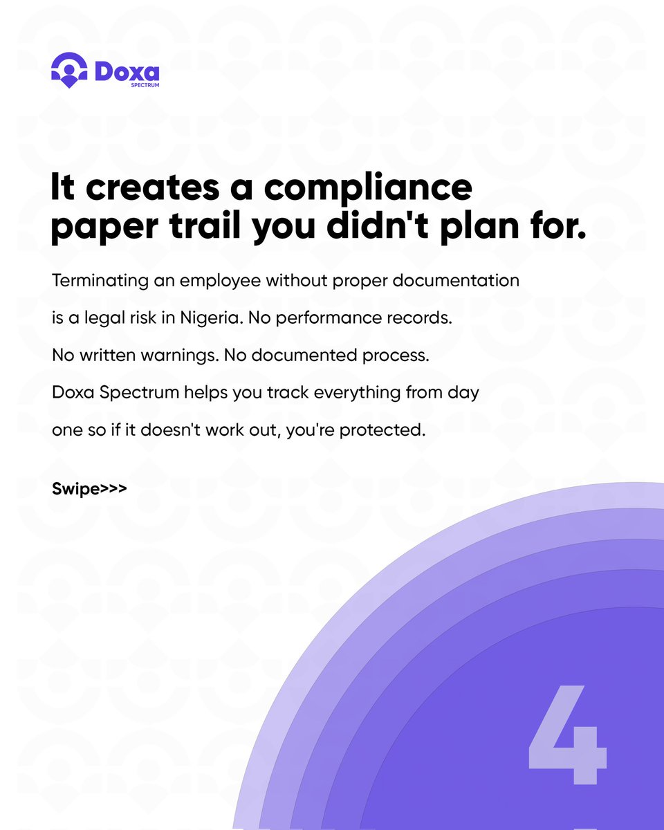 DoxaSpectrum's tweet photo. A wrong hire can create an unplanned compliance trail https://t.co/uAyhWrJaUr
