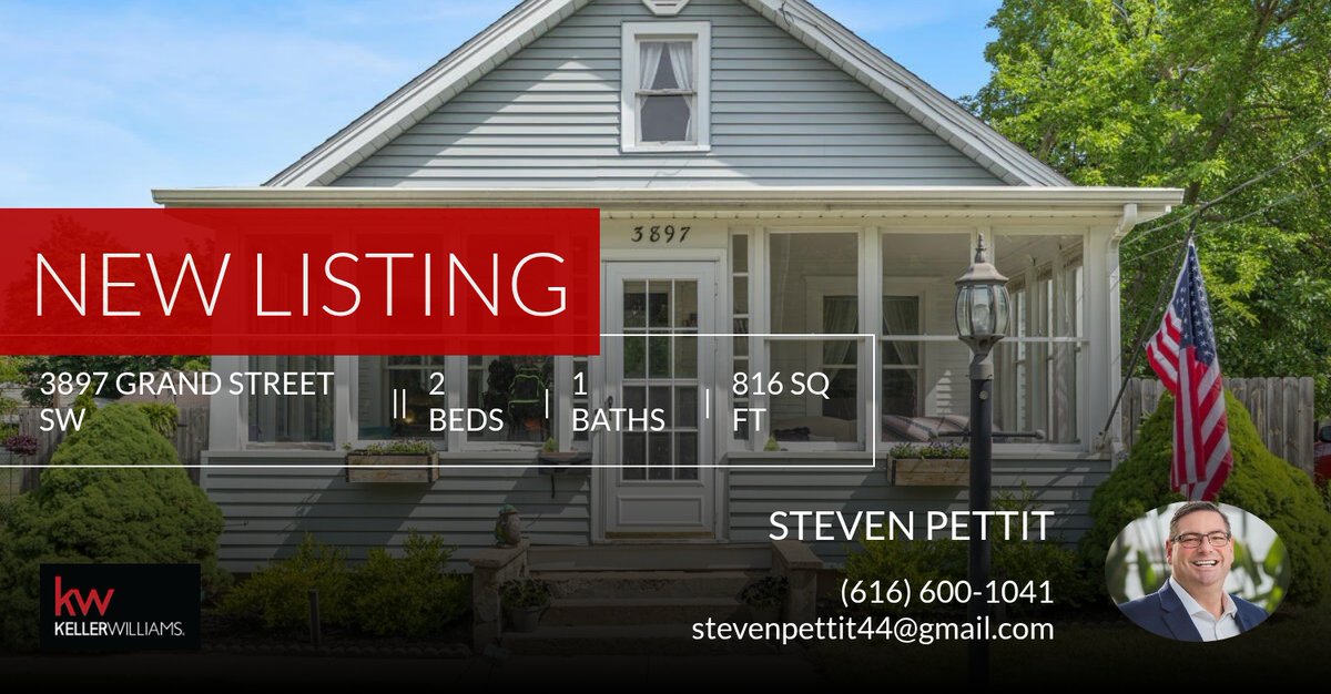 pettit_Steven's tweet photo. 📍 New Listing 📍 Take a look at this fantastic new property that just hit the market located at 3897 Grand Street Sw in Grandville. Reach out here or at (616) 600-1041 for more information

Steven Pettit
Pettit Properties
Keller W... https://t.co/mYv2TGaFrl https://t.co/srm9Y6oe9N