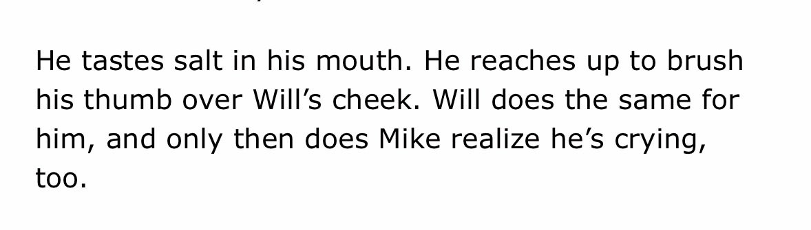 ronancediaries's tweet photo. reread chapter 14 and realized they were both crying into the kiss . 😭😭😭😭😭 https://t.co/wa59jsmlRH