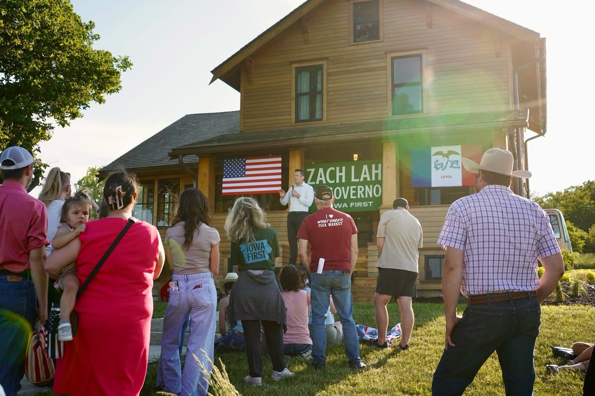 deplorable315's tweet photo. The People spoke yesterday. I
Couldn’t be happier that we have @ZachLahn to push #IowaFirst. It’s go time. 🇺🇸 https://t.co/aAfpUWbn3L