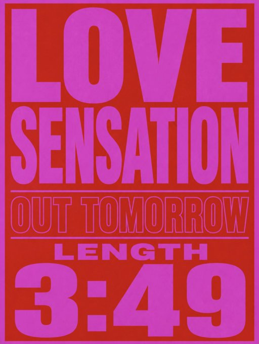 MadonnaRecords's tweet photo. .@Madonna's "Love Sensation" will be released tomorrow. 
*The track #8 from "CONFESSIONS II" 3:49