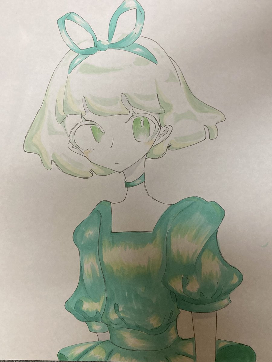 kmaru_Irasuto10's tweet photo. 美術部で描きました🪽
  @Rainbow_Lady09  #ちぃふぁ https://t.co/AxrbroJ6d3