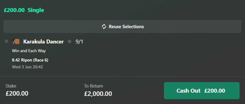 Lizard_bets's tweet photo. WEDNESDAY RACING🏇

8:42 RIPON
KARAKULA DANCER @ 9/1

MEDIUM WIN BET!💰 https://t.co/o9aiLk6hkl