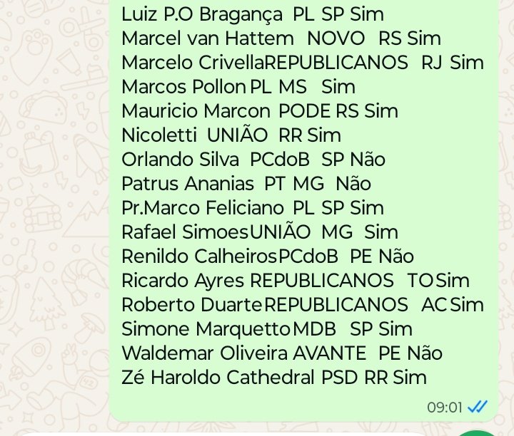JulioCesarCRF8's tweet photo. @LarinhaBanou @analise2025 Lista final https://t.co/ZVr8GZi5LV