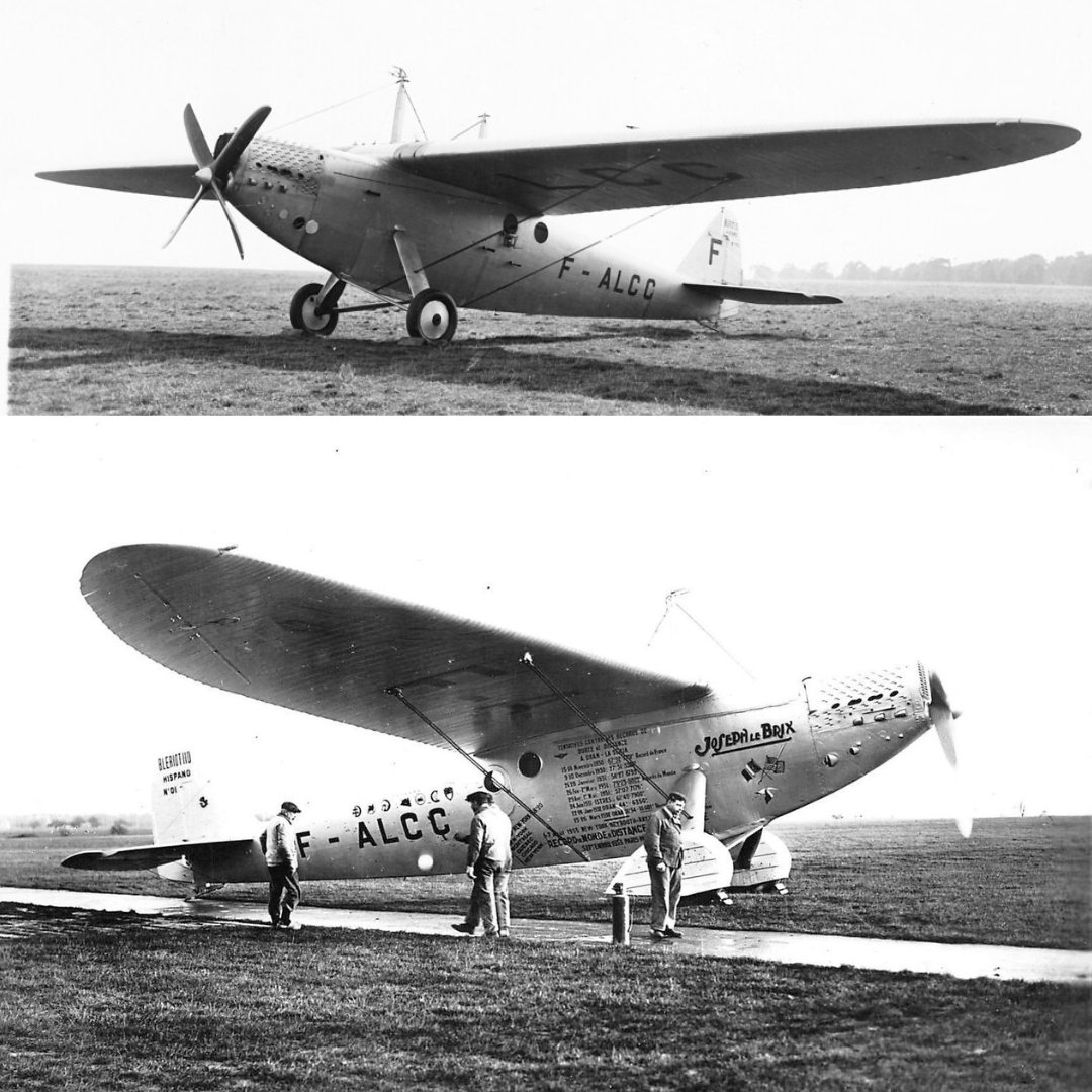 AviationMarlene's tweet photo. Blériot 110 'Joseph Le Brix' was a record plane.
It broke several world records for distance, in 1931, then in 1933, with Codos and Rossi, who broke the world record for straight-line distance, having flown 9,100 km from New York in the USA to Rayak in Syria after 55 flying hours https://t.co/AeWUZ87B12