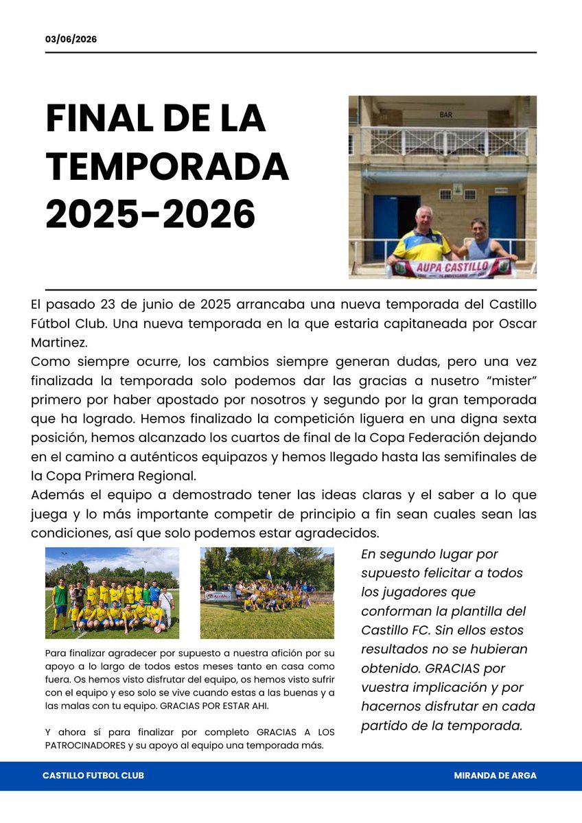 castillofc1948's tweet photo. https://t.co/cV04Uy2jMH
