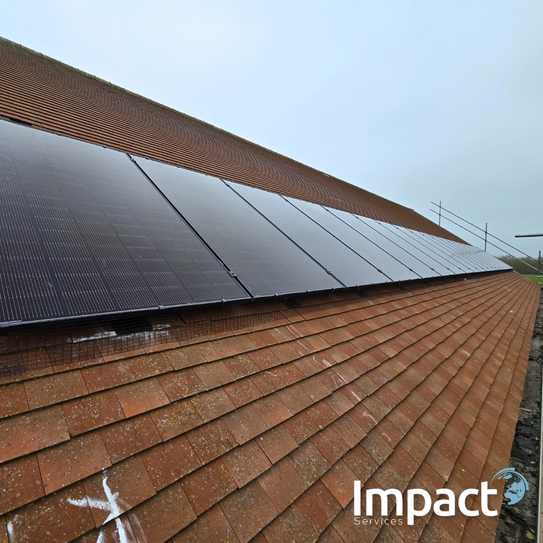 _impactservices's tweet photo. Another successful installation for Wymondham Town Council at Kett's Park! ☀️ Featuring 20 JA Solar panels, enhanced electrical capacity, and bird protection, this setup generates 8,243kWh of clean energy yearly. #SolarImpact #Wymondham #CleanEnergy https://t.co/PefVwG5aKi
