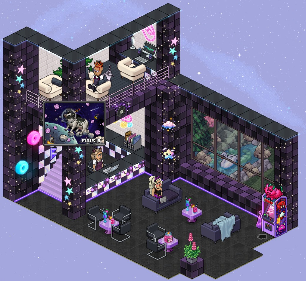 FUUSIOco's tweet photo. Our @Habbo Fansite hub has had a little makeover thanks to the wonderful @HabboAbnoba! 

If you have time pop in and see, especially so you can see our new MPU by @areppo_habbo! https://t.co/3LlgIXfomm