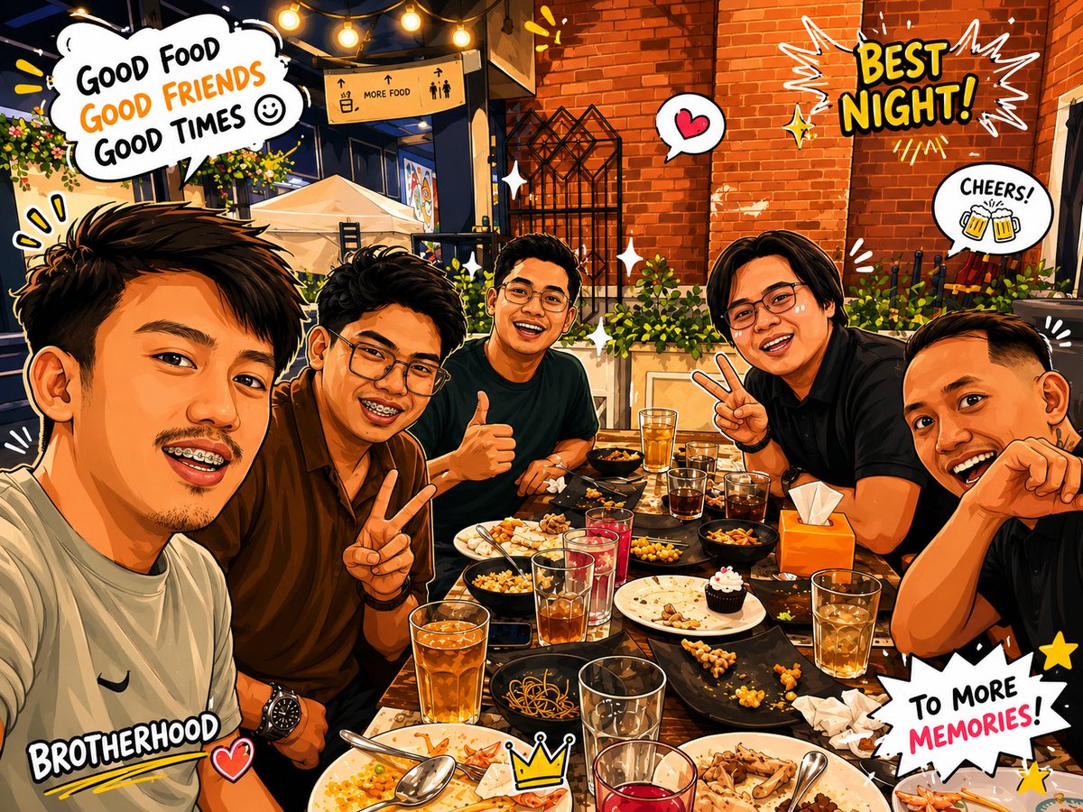 Emz01_'s tweet photo. The five of us together again, celebrating another birthday and creating more memories along the way. 🎂🎉

X gave me real friends ❤️ https://t.co/OZnKbAhLix