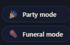 JerminalDecline's tweet photo. To make sure that you can set the right vibe when viewing the latest statistics, https://t.co/gVRcJavi4W now features a Party Mode and a Funeral Mode. Make sure to check them out next time you visit! https://t.co/GKvSjcWkDC
