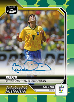 scf_card's tweet photo. Panini Instant FIFA World Cup 2026
めちゃくちゃいい写真のオート出してますやんか...

シリアルはあまり人気がないイメージですが、オートは/10と1/1しかないのでとんでもなく入手困難な気がします。 https://t.co/dNHp6doD7R
