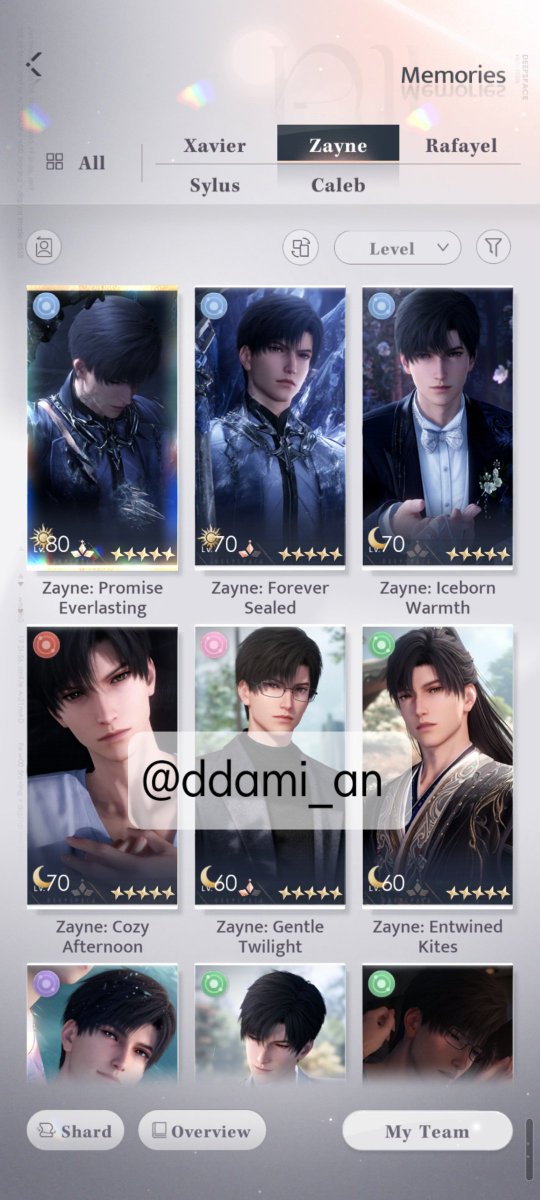 ddami_an's tweet photo. Zayne card: https://t.co/nY9nsLeBqJ