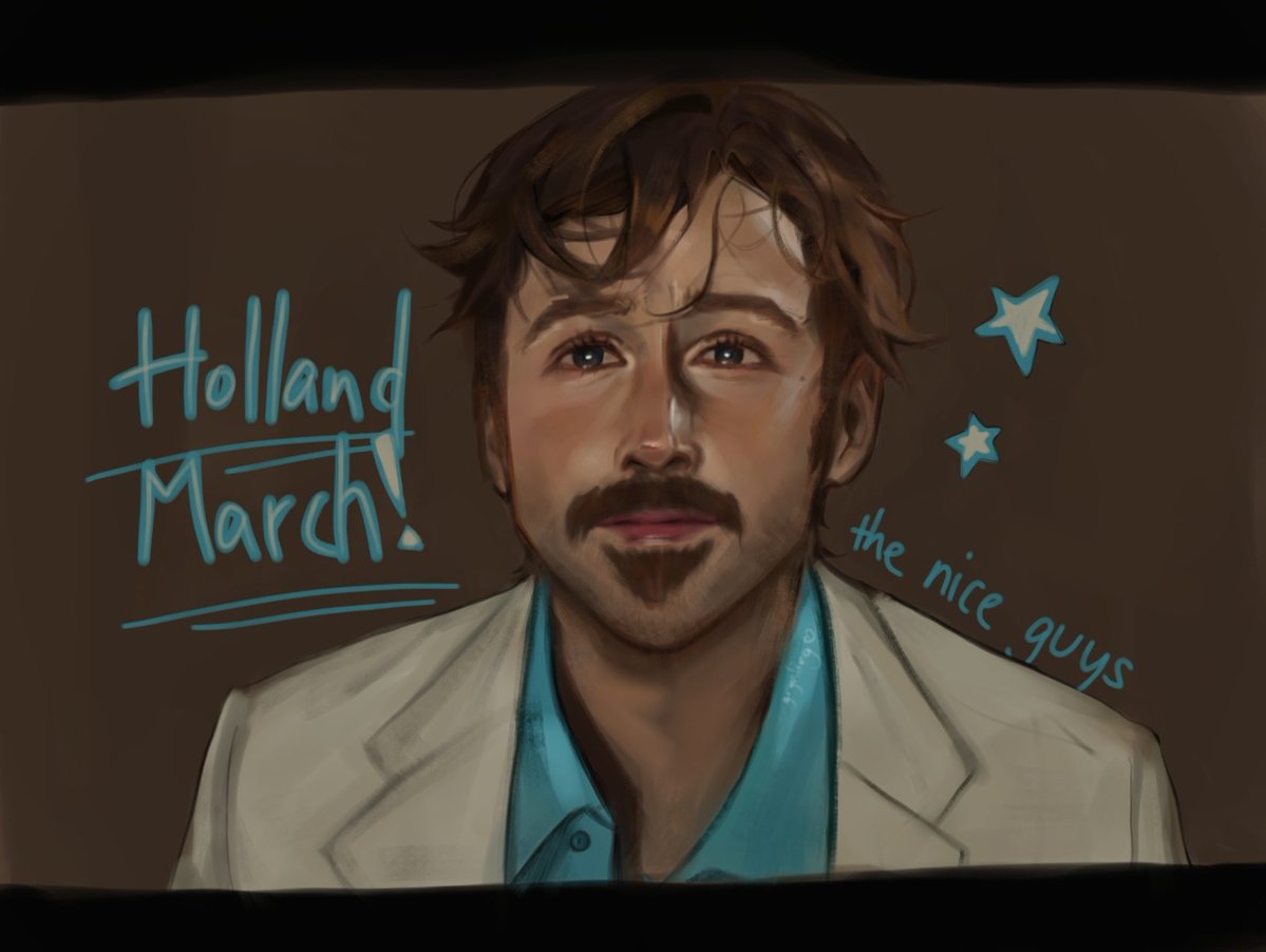 grynling's tweet photo. hi #hollandmarch from hit film #theniceguys is finally here 🧜 https://t.co/nYFDpsaNUC