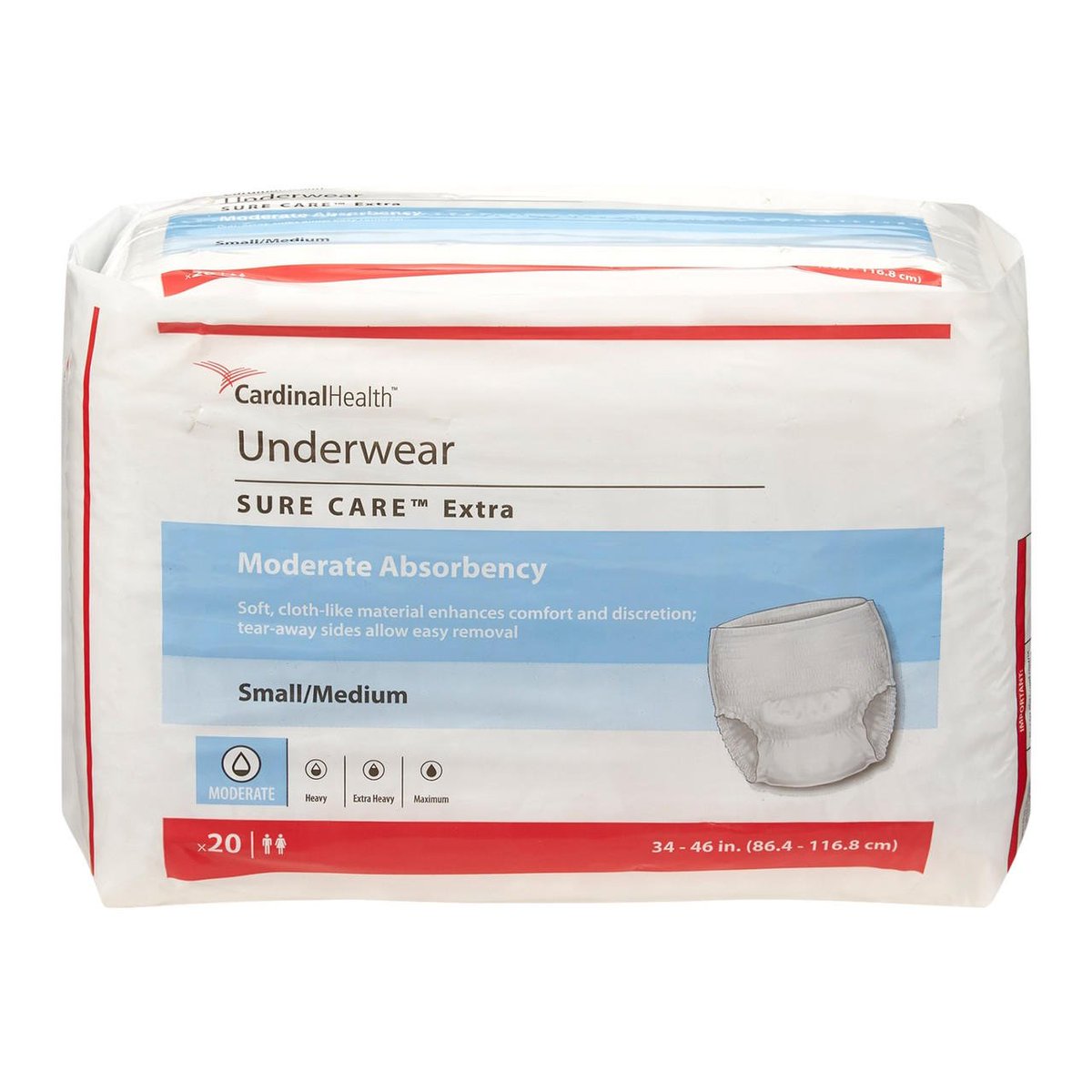 LLMedico's tweet photo. Cardinal Health Sure Care Extra Protective Underwear, Moderate delivers discreet, dependable absorbency and breathable comfort to keep you secure and irritation-free. A straightforward, dignified choice for everyday protection. https://t.co/pz1qIsEqZQ https://t.co/TwGECXKPyt