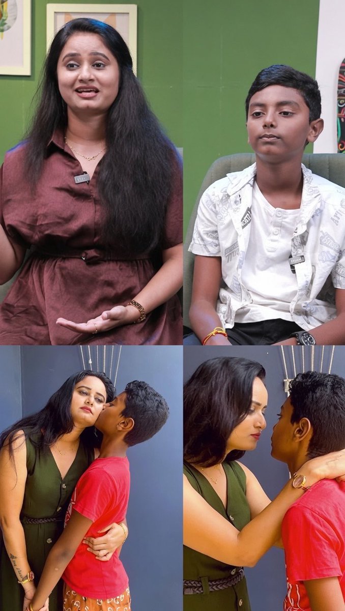 KUDALINGAM49671's tweet photo. நடிகை vennila & son , IBC சேனலில் நடந்த நேர்காணலில் பேசியதாவது..

என் son-க்கு நான் kiss கொடுப்பேன்… அதுல society-க்கு என்ன பிரச்சனை?

எனக்கு அது தப்பா தெரியல. இவன் என்னோட சொத்து, என்னோட உரிமை, என்னோட சொந்தம். 

எனக்கு என் பையனை kiss பண்ணணும்னு தோணும், hug பண்ணணும்னு தோணும். என்னோட எல்லா உணர்வுகள���யும் நான் அவன்கிட்ட வெளிப்படையாக பகிர்ந்துகொள்வேன். 

அதைவிட முக்கியமா, அவனும் என்கிட்ட ரொம்ப comfortable-ஆ இருக்கான். என்னால என்னோட எல்லா emotions-ஐயும் முழுசா கா��்ட முடிஞ்ச ஒரே மனிதன் அவன்தான்.

It’s up to me and him.  

இவ பையனை வெச்சு இதைப் பண்றா, பையனைக் கெடுக்கிறான்னு வெளியில இருந்து யார் என்ன சொன்னாலும், அது எங்களுக்குள்ள இருக்குற பந்தத்தையும் புரிதலையும் மாற்றாது.❤️
