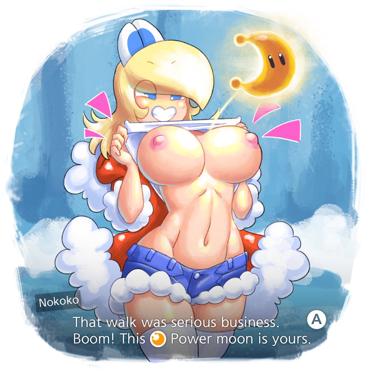greenshelllove's tweet photo. a deals a deal ! here’s the moon I promised ya [READER] !

huh ? what’s wrong ? 

you wanna touch them ? https://t.co/8Pfm6apTE7