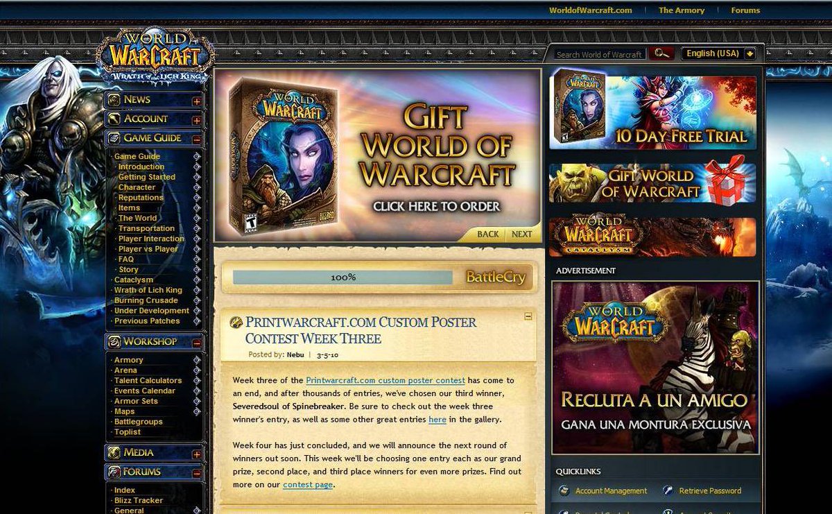 mathmpv's tweet photo. @hthieblot The old WoW website !! https://t.co/IiBLiXQKTd