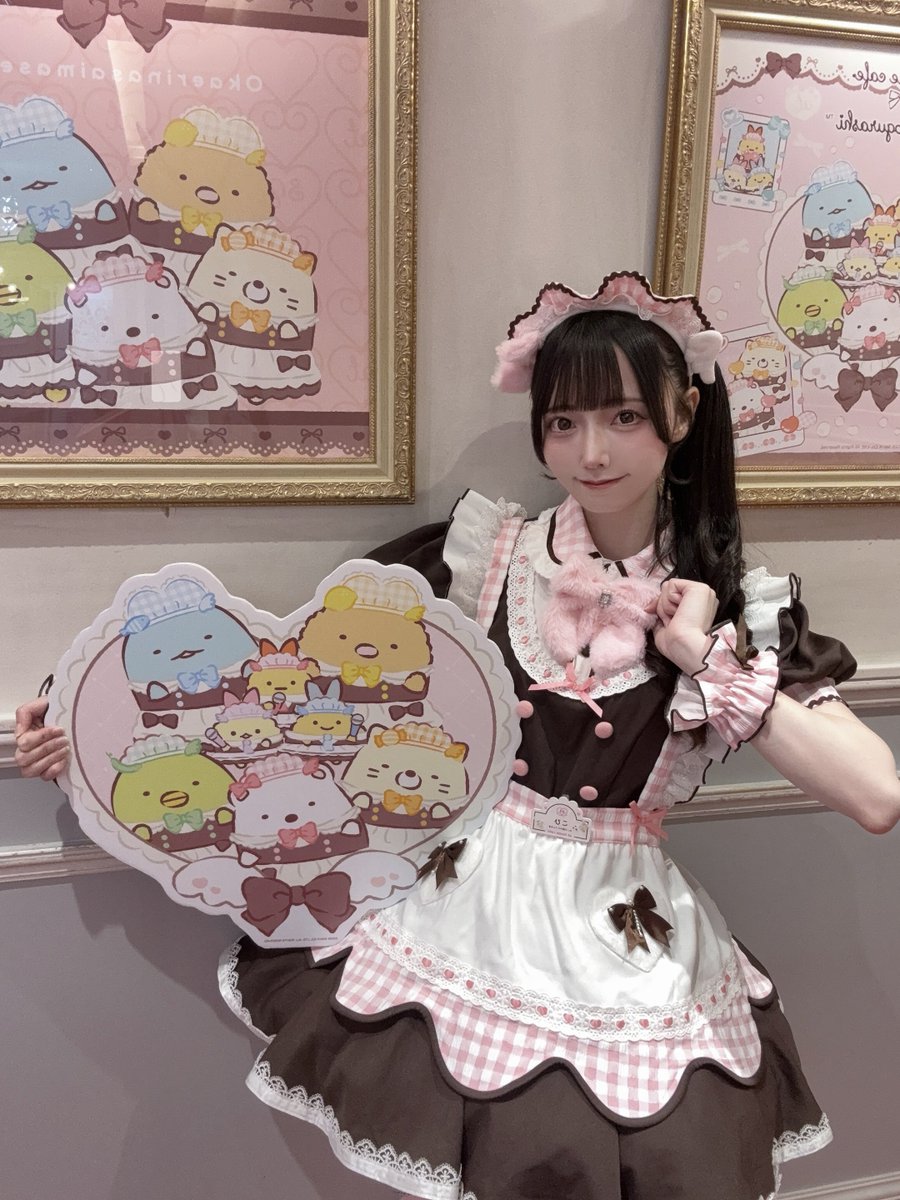 maid_kohi's tweet photo. 🩷🎀 #すみっコ_athomecafe https://t.co/cM3PTEjWVz