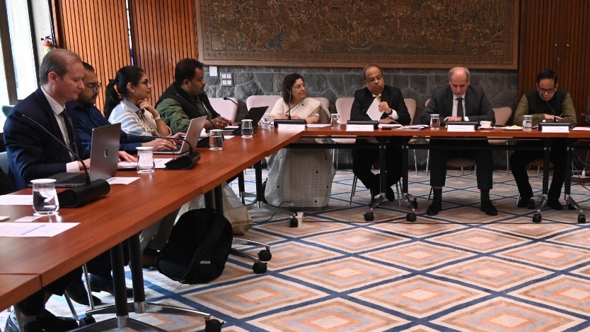 UNIDO_India's tweet photo. Today @ high-level dialogue ahead of #WorldEnvironmentDay, @UNIDO shared 10+ years of insights on scaling cleantech solutions for Indian SMEs. Technology and finance are the twin engines needed to turn NDC commitments into real-world action —  Thank you @UNEP for the invitation. https://t.co/0FDNFzIk7r