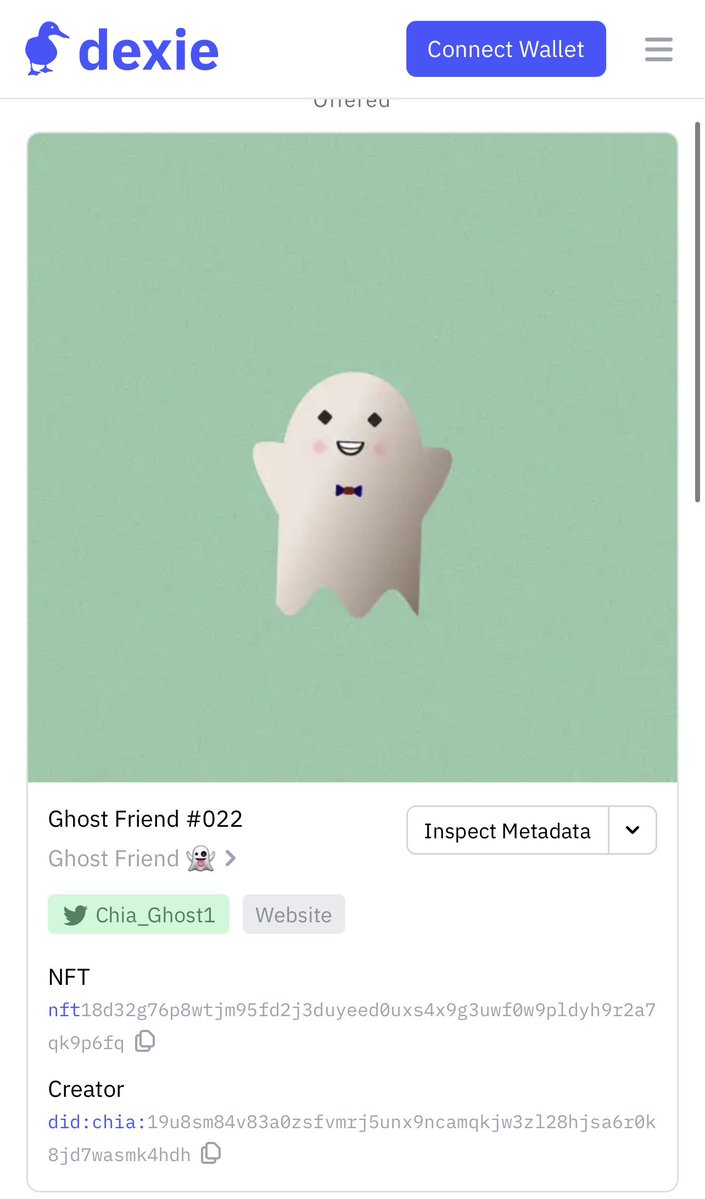 _Ghost_Friend's tweet photo. Attention, there is a collection that is not mine that the owner has put their name similarly to confuse people on mintgarden, its not me. Only things in the Ghosted Collective/Singularities/Chiacats are affiliated with me https://t.co/Eodjr6IrkJ. Dont get scammed⬇️ https://t.co/l3m7Dj6iPu