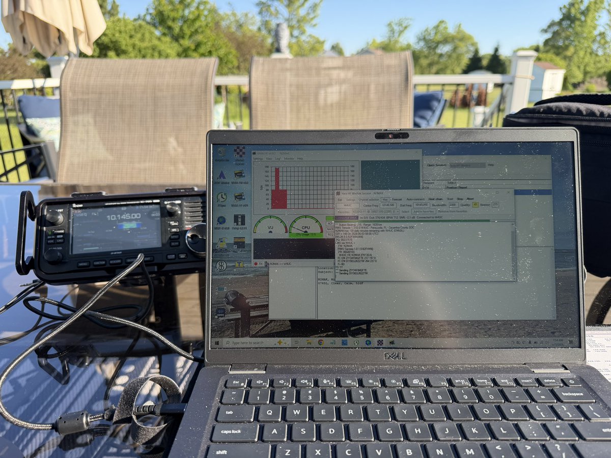 Kennerknecht's tweet photo. Did the things this morning. #WinlinkWednesday #WARCbandWednesday #LeaveNoBandBehind https://t.co/b84RJlEGjC