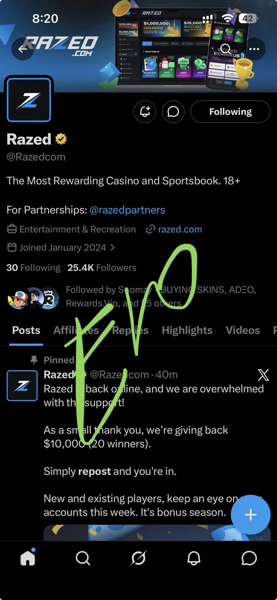elintoit's tweet photo. @Razedcom Glad to see Razed back online! Grateful for this huge opportunity for the community 🫡

Hoping to be one of the blessed winners! https://t.co/JqMBq7iP6f
