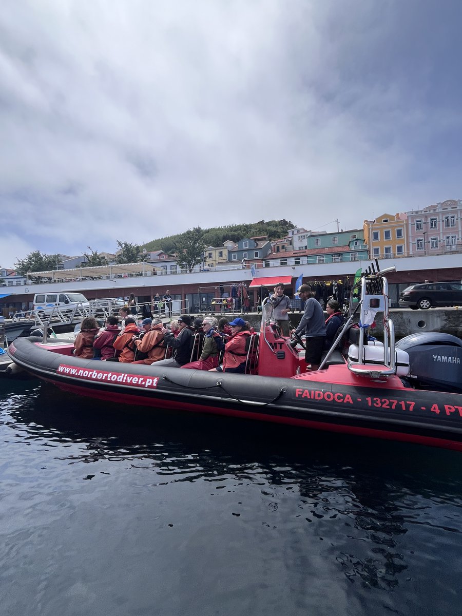 BioProtect_EU's tweet photo. 👏 Day 1️⃣ of #BioProtect GA in Horta ✅

📍 A full day of talks, ideas &amp; exchanges with partners and invited speakers!

😅 Wrapped up with a whale 🐳 watching tour &amp;  dinner in Horta. Not a bad setting to reflect on our work!

💪Day 2️⃣is underway!

#MissionOcean #HorizonEurope https://t.co/cL2qKdwglN