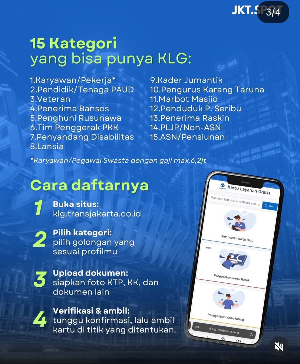 amarcella737's tweet photo. Karyawan swasta ternyata bisa naik Transjakarta, MRT, LRT gratis yg upahnya max 6,2jt pake KLG (kartu layanan gratis) https://t.co/HNXcNMJaO8