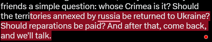 AnotherImret's tweet photo. @RyonicSoul @NVMate @edmundmcmillen Me? No. There are simply russians who are against the war and for putin. Those who are against the war and against Ukraine. There are not so many of those who are for Ukraine and against the war, and you can ask your friends a simple question: whose Crimea is it? Should the https://t.co/wj23bVaeeq