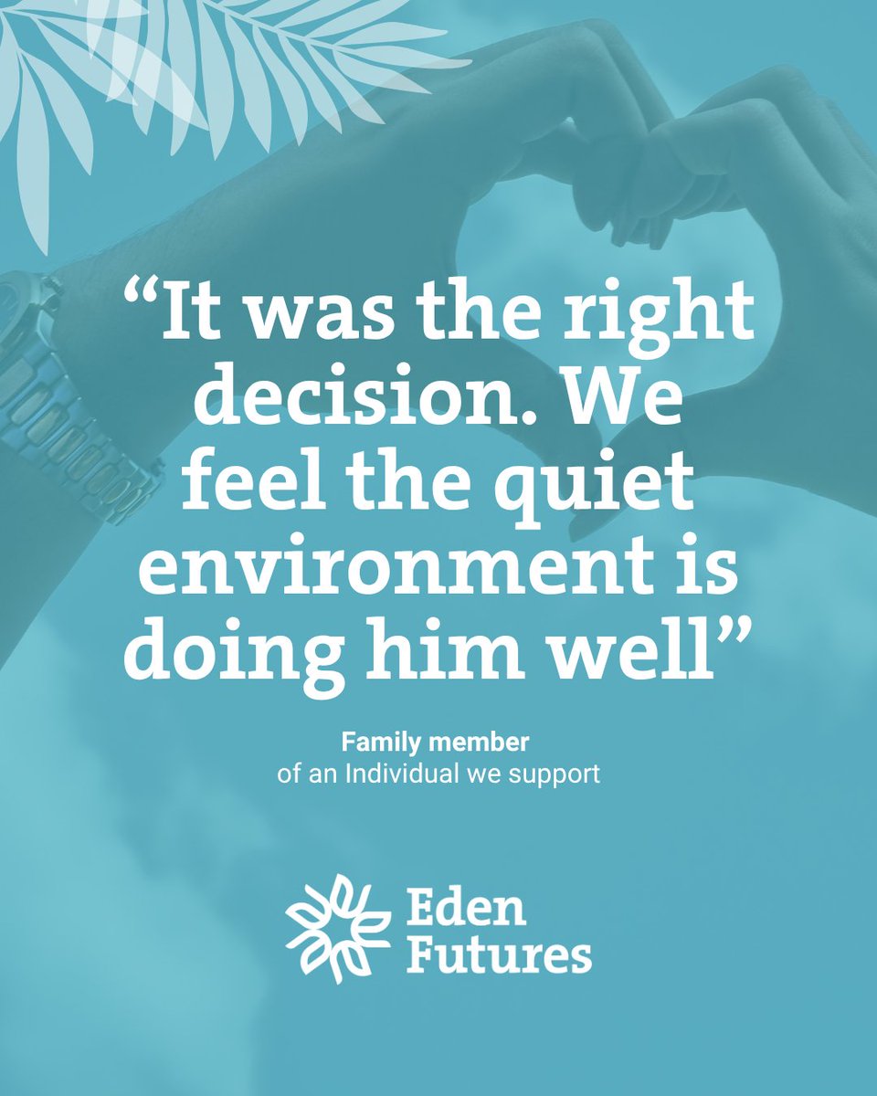 EdenFutures's tweet photo. At our Nantwich supported living service, we’re already seeing the difference the right environment can make. One family recently shared:

“It was the right decision. We feel the quiet environment is doing him well, he is less overstimulated and seems more relaxed now.”

Creating calm, supportive and thoughtfully designed spaces is at the heart of what we do, helping people feel safe, settled and able to live more independently.

🏡 Modern, self-contained bungalows
🌿 Peaceful residential setting
💚 Tailored, person-centred support

We are currently welcoming referrals and would love to speak with social workers and commissioners in the Cheshire area who are exploring options for individuals who would benefit from a more stable, calm environment. Email: referrals@edenfutures.org

#socialcare #supportedliving #referrals