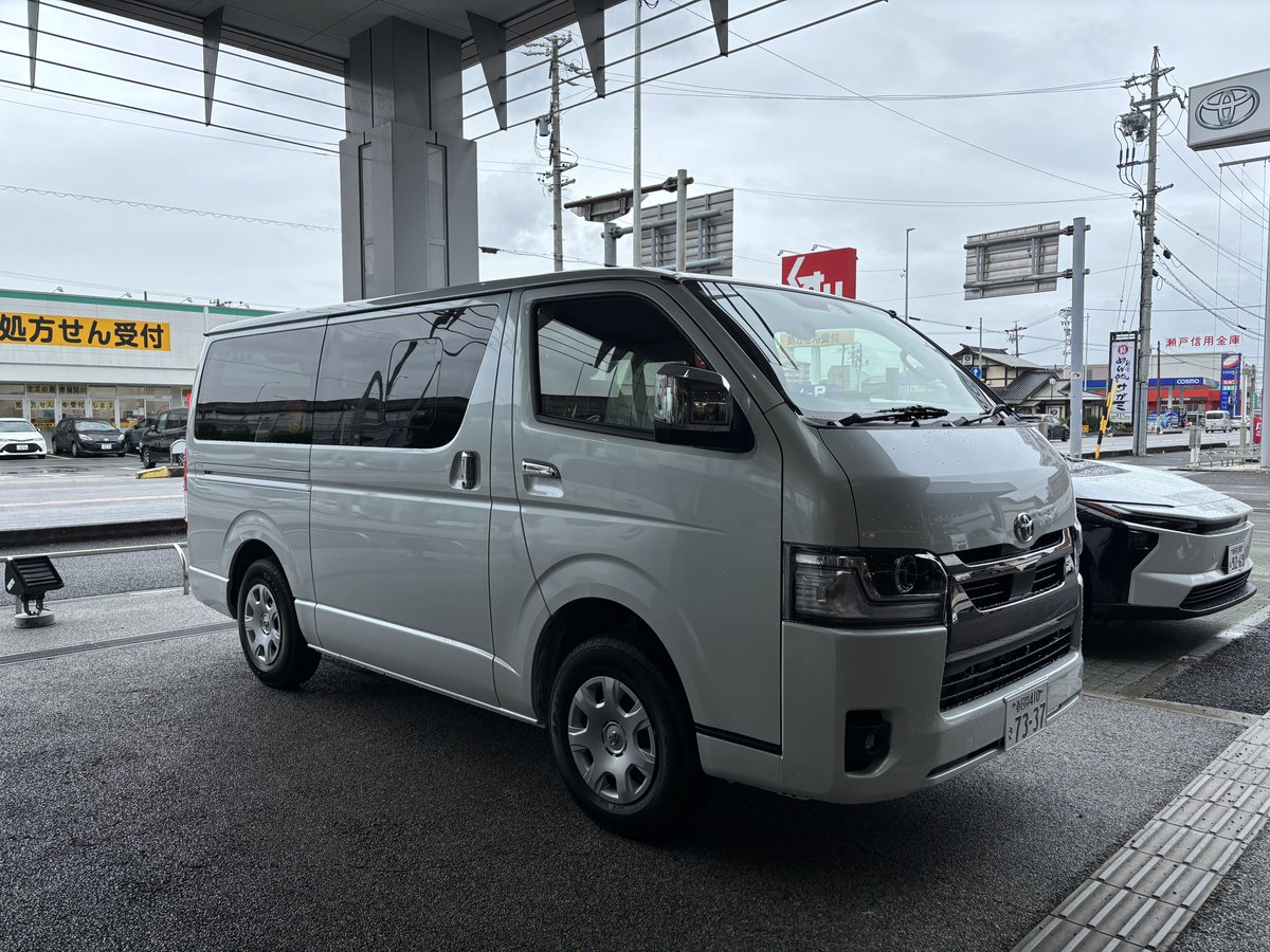PDR_M2Factory's tweet photo. そーいえばハイエース納車されました☺️ https://t.co/3lMSOFSigh