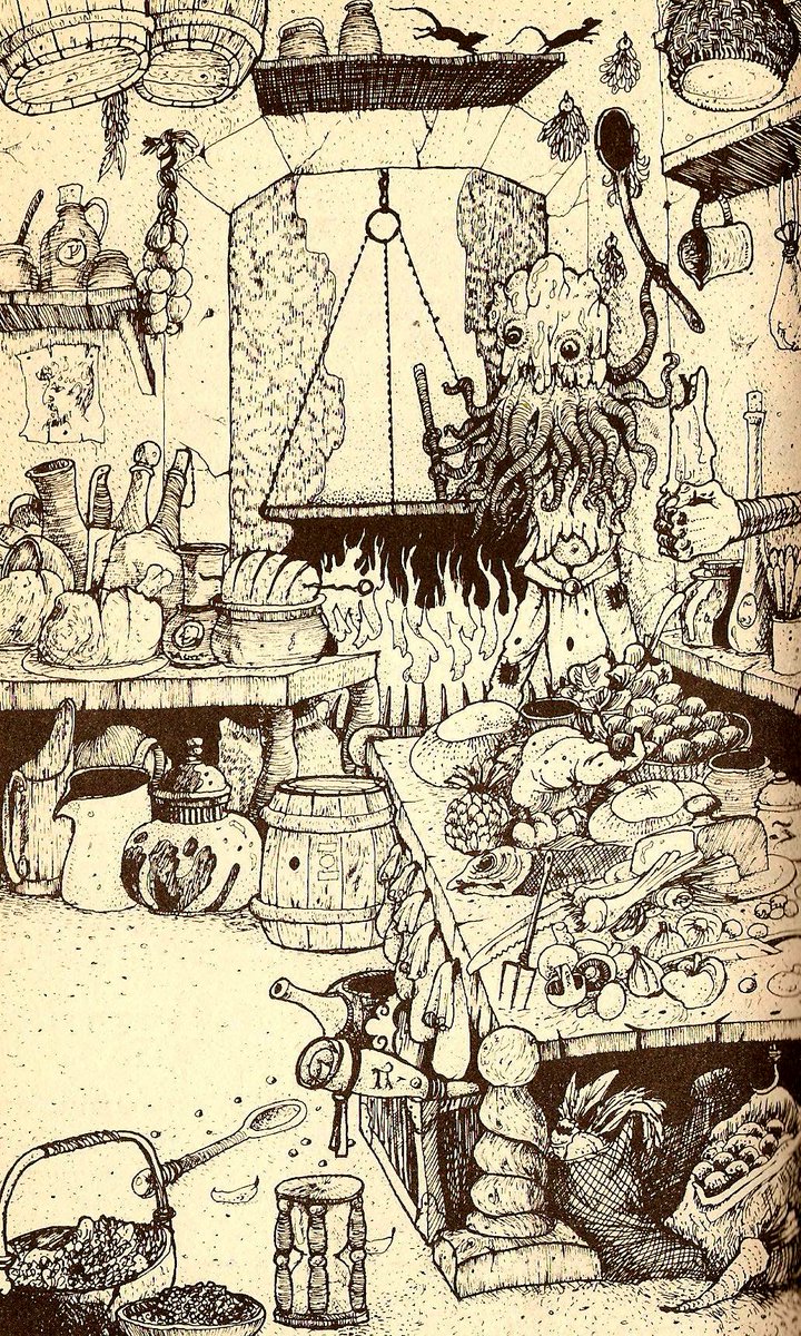 Not_My_Fandom's tweet photo. @fightingfantasy Very sad news about John Blanche. RIP. https://t.co/BpVUj4Sm3q