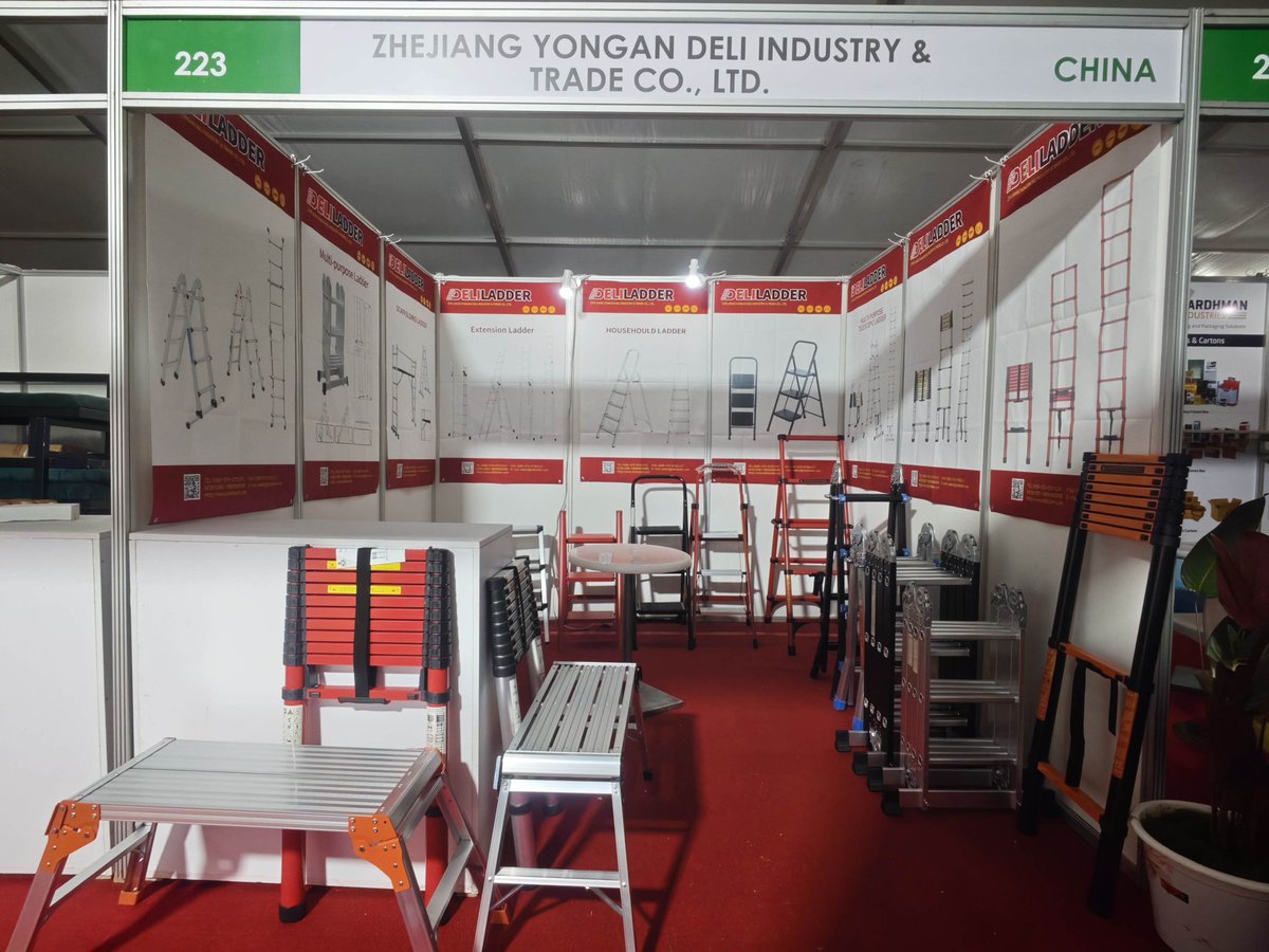 yulei123's tweet photo. Tools &amp; Hardware Kenya 2026,
in Nairobi, Kenya
Time: June 3-5th, 2026
Deliladder Booth NO.: 223
#deliladder #deli https://t.co/NAO7kfZ0uO
