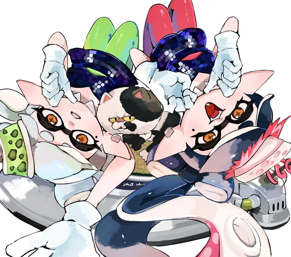 moyu_u0's tweet photo. 💚🦑🩷 https://t.co/EoGcORlfW3