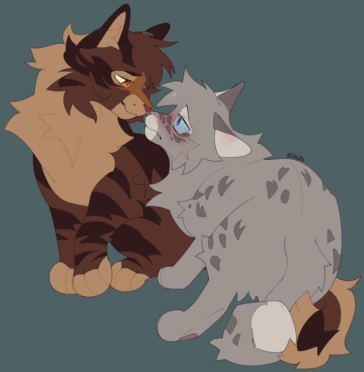 houlon_'s tweet photo. happy pride month with brambleash!! maybe more pairings soon hehe

#warriorcats https://t.co/TACF9t2sOO