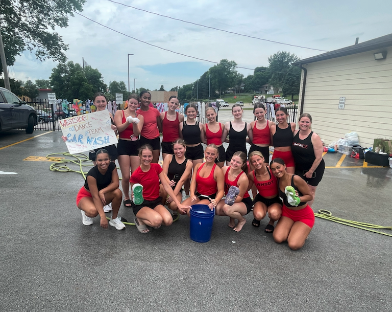 Westside66's tweet photo. Dozens of drivers risked the rain yesterday to help @dance_westside get back to Nationals!
The next Dance Team Car Wash is next month. Get your ride ready for the 4th of July!
Free Will Donations accepted.
Thur, July 2nd
10AM-1PM
WHS West Lot
 
#WeAreWestside https://t.co/qiB58YhiOV