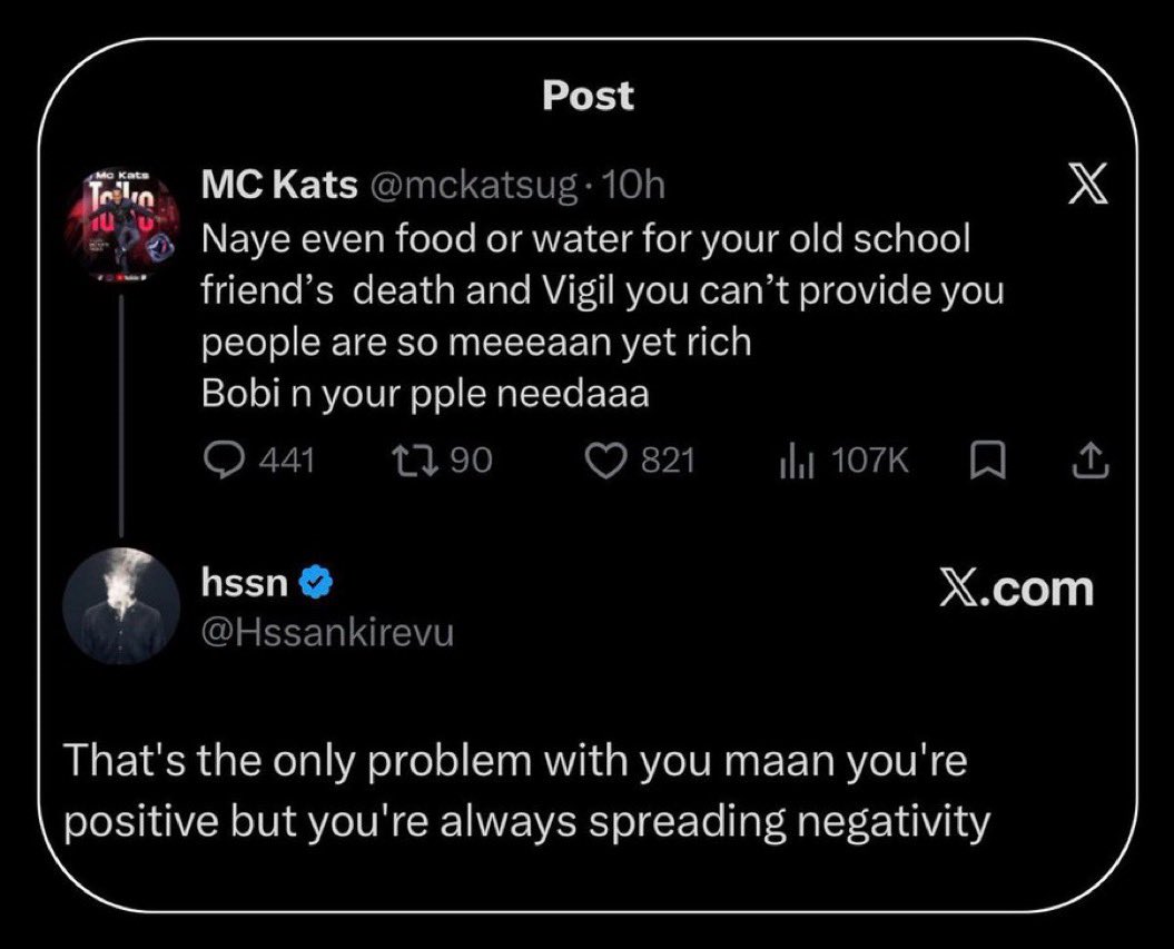 KomugishaPeace's tweet photo. And you people found this funny! Wow. You might mock him for having HIV and you get Cancer. Don't joke with life https://t.co/aen8f83gGu