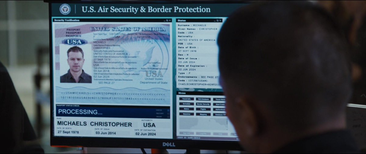 CineCalendar's tweet photo. Jun 3rd 2014 - The passport for "Michaels Christopher" was issued. This was a fake passport for Jason Bourne.

📽️📅 Jason Bourne (2016) https://t.co/SpQvWOKW4Z