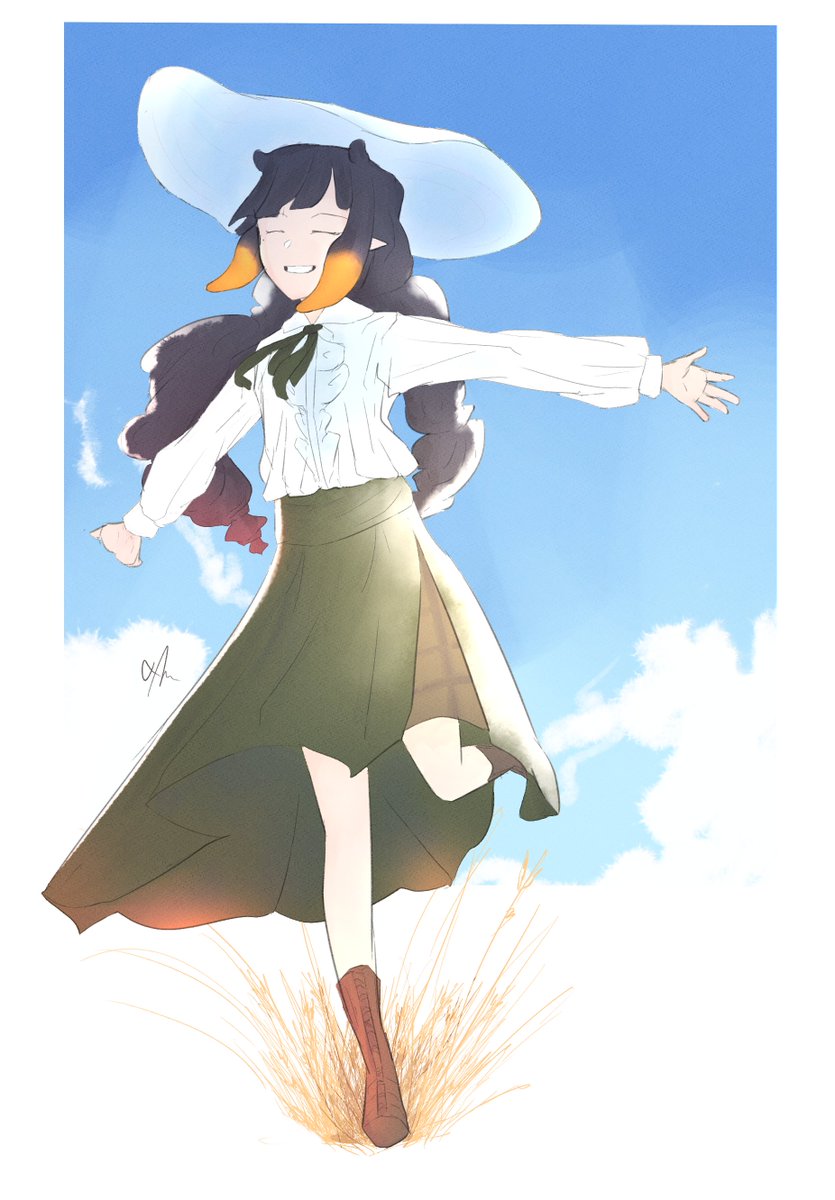 DruDrewing's tweet photo. Reupload some of my favorites 01~
 
Ina - Tabi no Tochuu(06/07/22)
#inART #いなート https://t.co/s7Ww7HHGn8