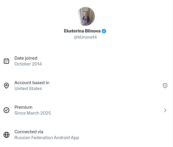bitmynt's tweet photo. @blinova14 @Simply_Shula Account based in United States.

Ah, of course. Twitter is censored in Putler-russia. Using a VPN to escape censorship? Not so great after all then, since you are a digital refugee.

Of course we also know you can't speak freely. The whole point of censorship. https://t.co/LXoPuTY2Ck