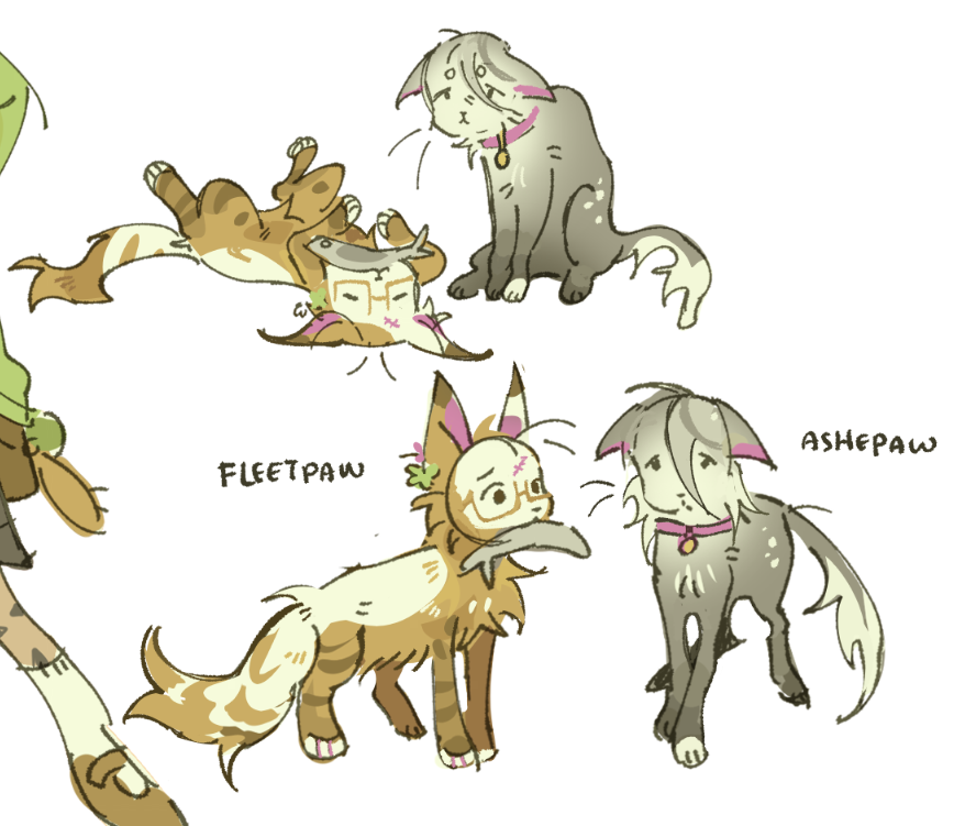 fishietwo's tweet photo. huddy and i played roblox warrior cats RP and created norah and ashe's warriorsonas . ive never ready warrior cats sorry for innacuracies https://t.co/swFSVeIW3i