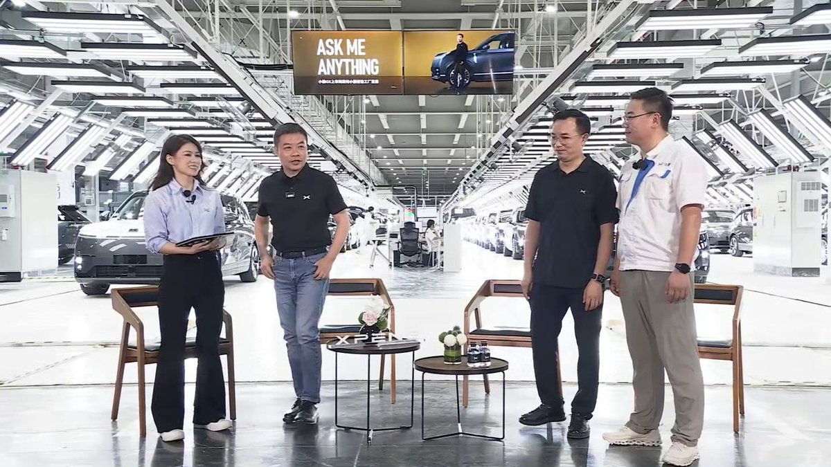 CNEVhome's tweet photo. XPeng CEO He Xiaopeng said during a livestream tonight that GX orders have far exceeded expectations just two weeks after launch, with the Ultra trim accounting for over 80% of orders and BEV variants unexpectedly outselling EREV models.  

Demand has pushed delivery wait times beyond 30 weeks for some BEV versions, while top-spec models now face waits of up to 35 weeks.  

He also revealed that the GX has secured more than 1,000 blind orders from overseas markets, primarily in the Middle East, despite no international pricing having been announced. XPeng will prioritize domestic deliveries before taking the model global, with the Middle East set to be the first overseas market. 

He added that L3 autonomous driving is expected to begin rolling out globally in Q1 next year, while XPeng's second-generation VLA system is already being tested overseas.
$XPEV
#ChinaEV