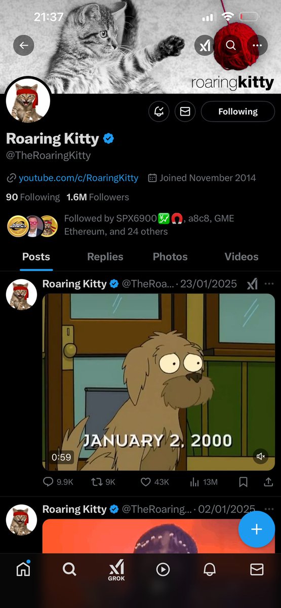 cryptobullbon's tweet photo. Nothing changed in my view or conviction on $RKC. 

FUCK THE FUD AND ALL THE NOISE. 

The facts remain: 

- only CA ever posted by Roaring Kitty 
- when posts deleted he changed his PFP to Kitty with red headband and it remains till today 
- No confirmation of hack from his end, further confirming his involvement 

Ask yourself this. If he wants behind it firstly why wouldn’t he admit to the hack and apologies on behalf of his followers? Secondly why would he keep his pfp unchanged… directly correlating himself to the alleged “hack” 

Let me know when you think long and hard on this and we’ll be here to welcome you to the Red Kitten Crew. 

This is the only CA. 

7HgfXftRBBqsYtAEYcqjGLQrNJLL6Tww9ek4rE3Apump
