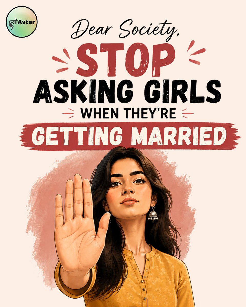 streeavtar1's tweet photo. Not every stereotype is spoken out loud.
Some are hidden in everyday conversations.

#streeavtar #WomenEmpowermentIndia #socialawareness #dearsociety #voiceofwomen https://t.co/1uNMpUsKF4