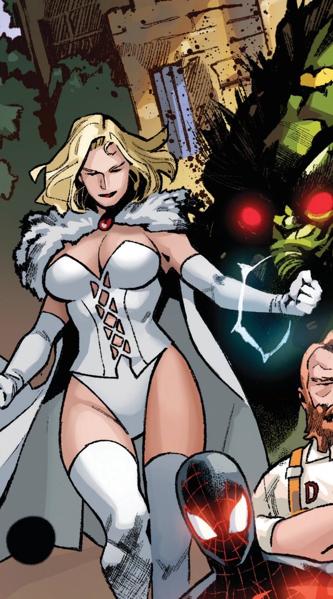 chaostwts's tweet photo. Emma Frost in Godzilla Infinity Roar #5 (2026) #XSpoilers https://t.co/2zBt1fvnAe