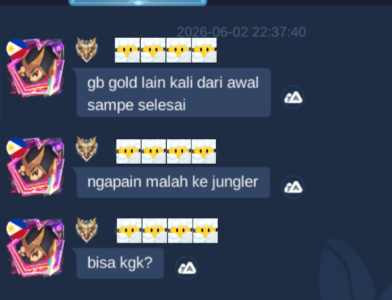 Mobile Legends Menfess tweet media