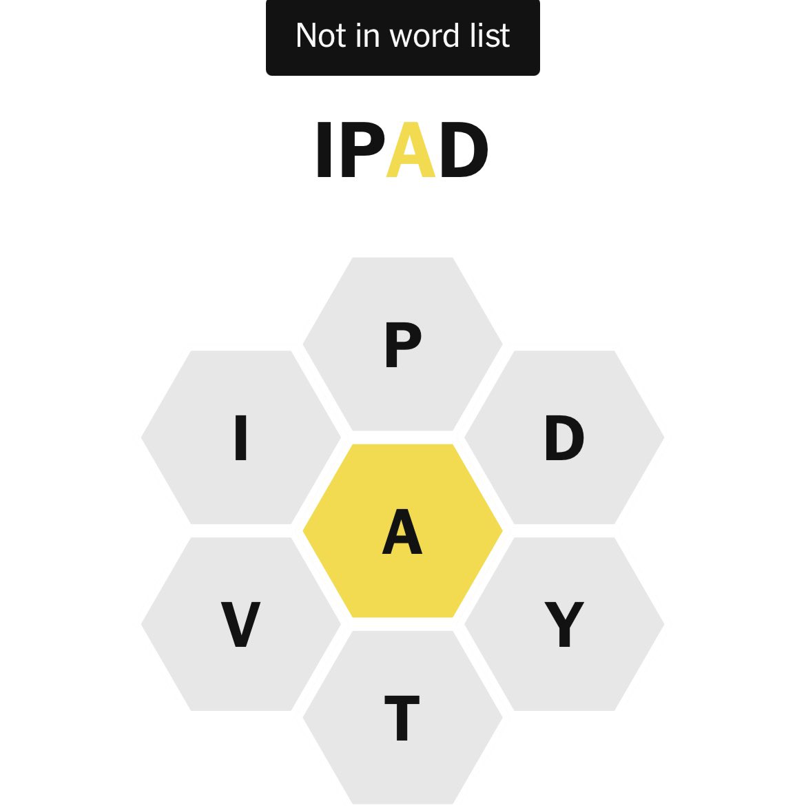 adhegi's tweet photo. Beeatrice wants you to put your screens down. #nytsb #nytspellingbee #QBABM https://t.co/dXdElHs9RT