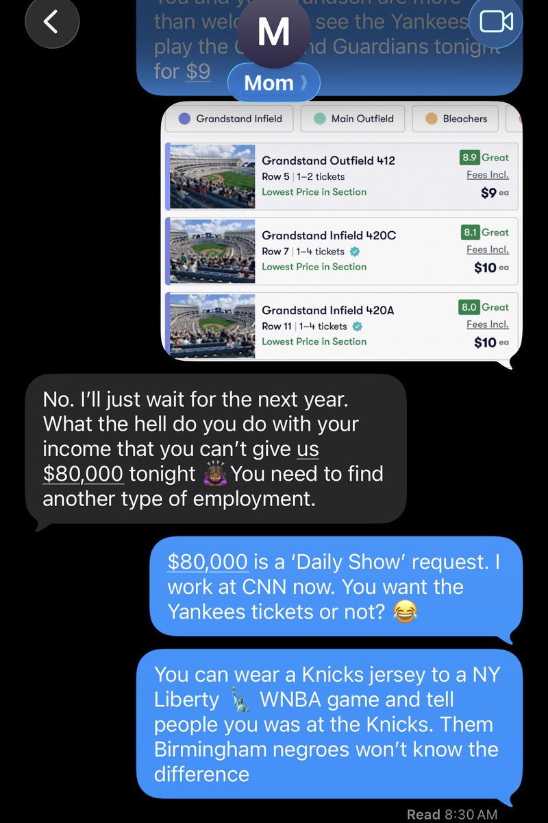 roywoodjr's tweet photo. Here come all the mamas wit all that, “Remember everything I sacrificed for you?” Nonsense… https://t.co/uOHpTmeW4C