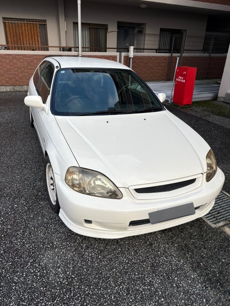 Supremexx4's tweet photo. ek9売ります
シビックEK9後期
内装、エアコン付き
約15万キロ程度、車検27年6月まで
230万

以前売りに出してましたが
引っ越し等の都合でバタバタしてしまったため
再度出品しなおしております。

車両詳細については、DMにてお願い致します

#車売ります
#ek9 https://t.co/T7JZSygI6l